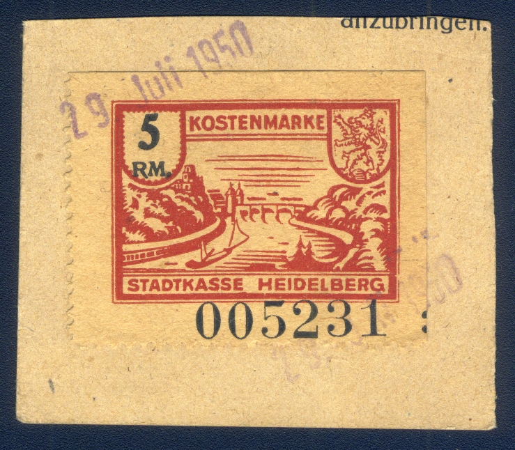 Kostenmarke